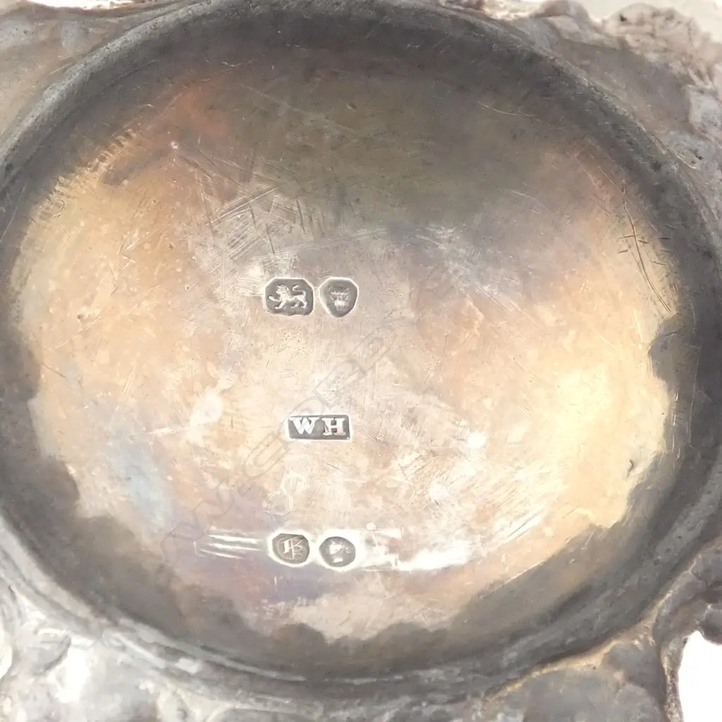 Victorian four piece silver tea and coffee service. London 1842. Some faults. Total 1974gms. Image 1++