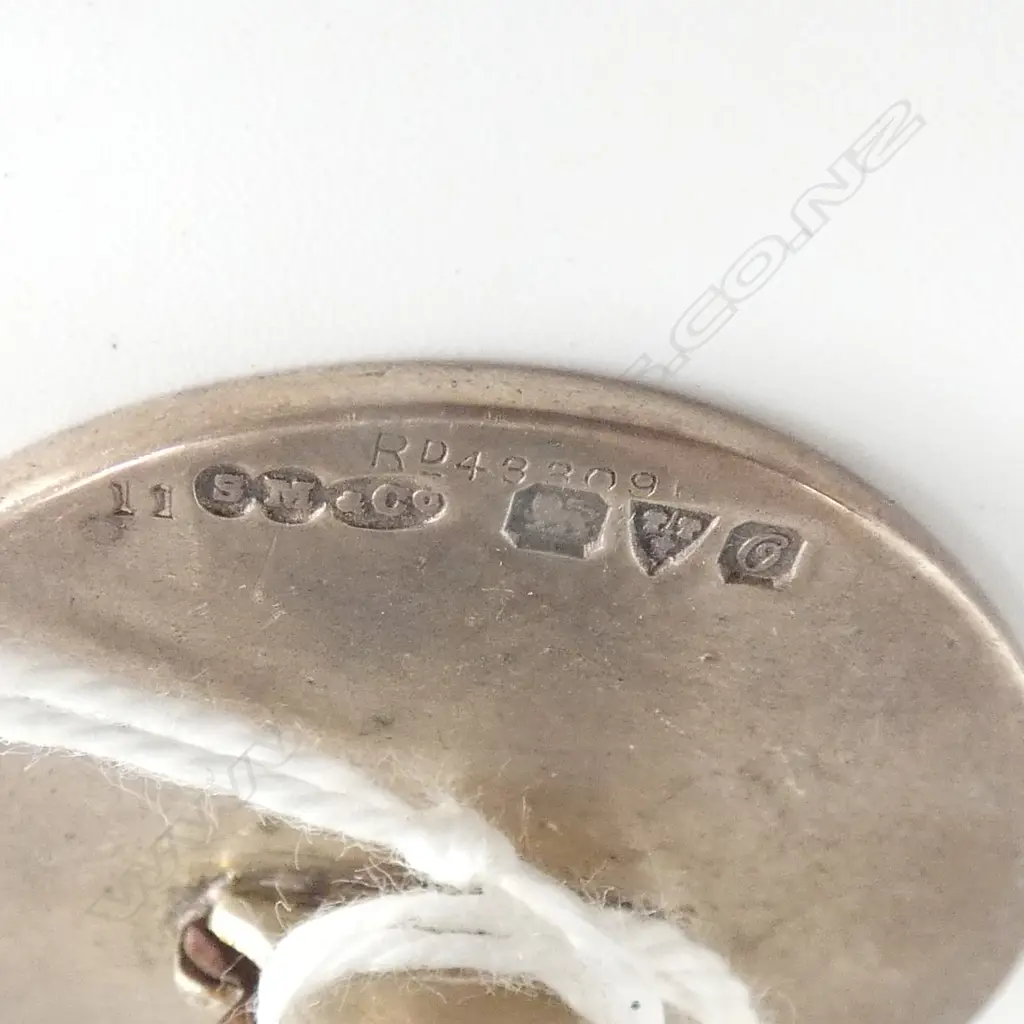 4 STG SILVER NOVELTY OWL NAME CARD HOLDERS, Sampson Mordan & Co Ltd, CHESTER 1913, H.30mm 83gms Image 1++