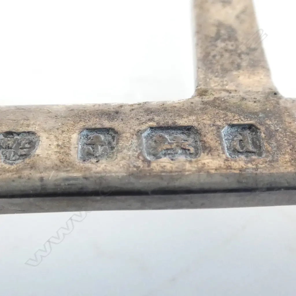 STG SILVER TOAST RACK, B'HAM 1900 167gms HANDLE MISSING Image 1++