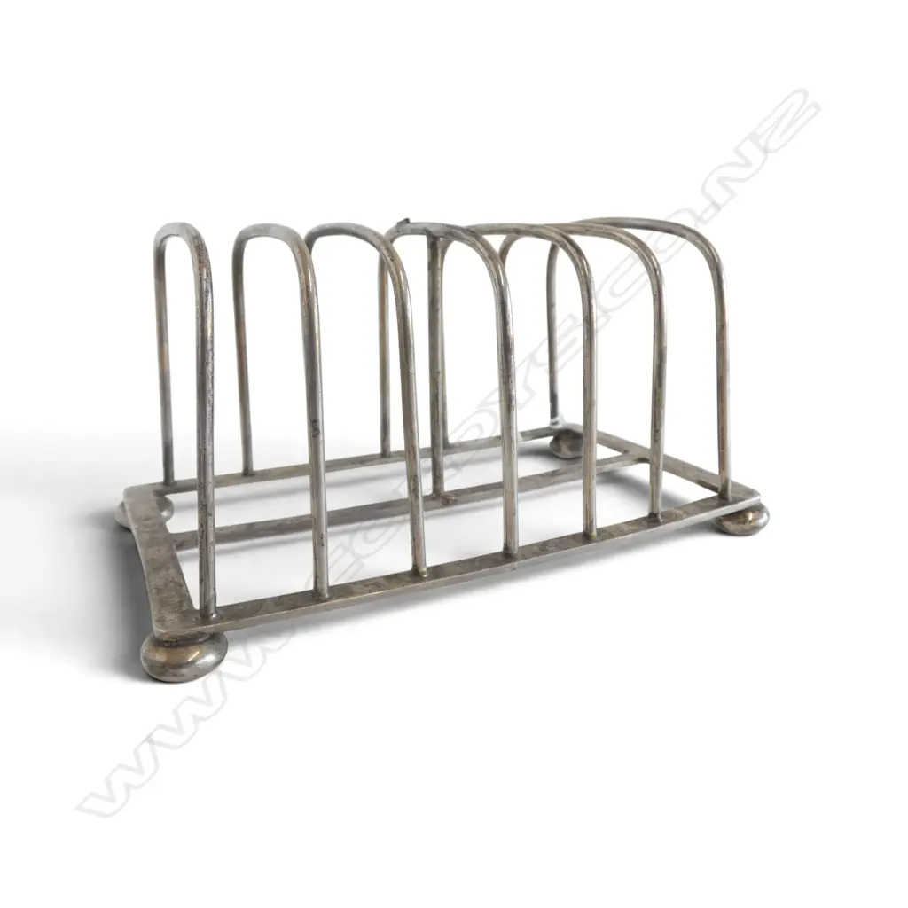 STG SILVER TOAST RACK, B'HAM 1900 167gms HANDLE MISSING Image 1++