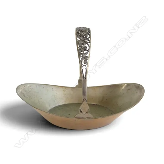 CONTINENTAL SILVER BASEKT testing 88% silver W.160mm 128gms