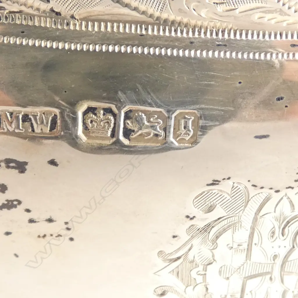 STG SILVER 3 PLACE TEA SERVICE, SHEFFIELD 1899, 707gms Image 1++