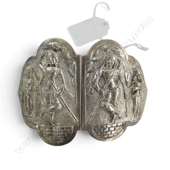 TESTED SILVER THAI BELT BUCKLE 61GMS