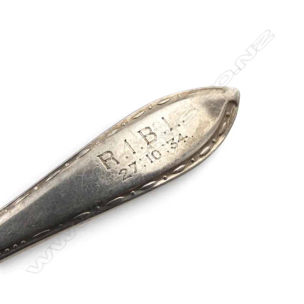 5 OLD STG SILVER CUTLERY ITEMS English. 88gms Image 1++