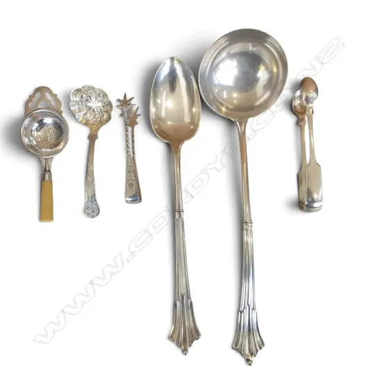6 PCES OF SILVER PLATE 