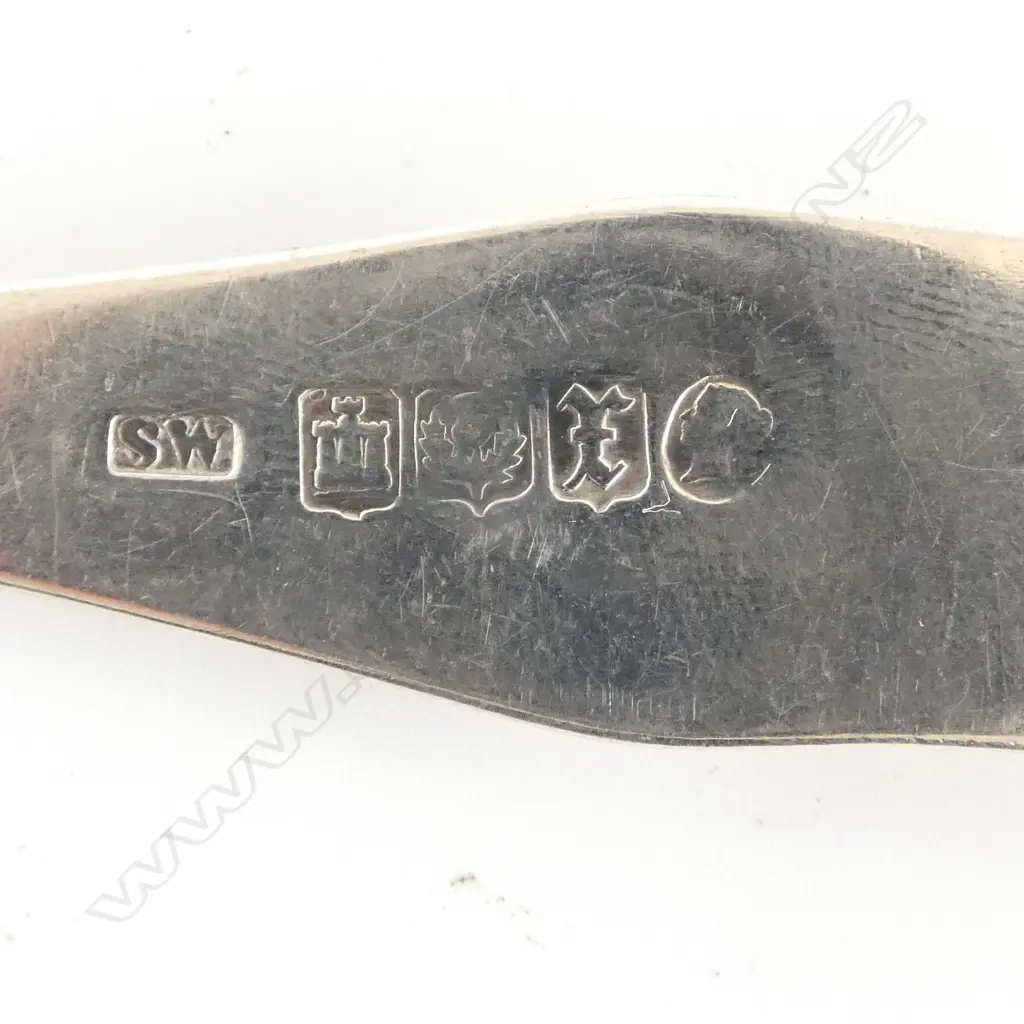 4 VICTORIAN STG SILVER TABLE SPOONS, EDINBURGH 1854, 274gms Image 1++