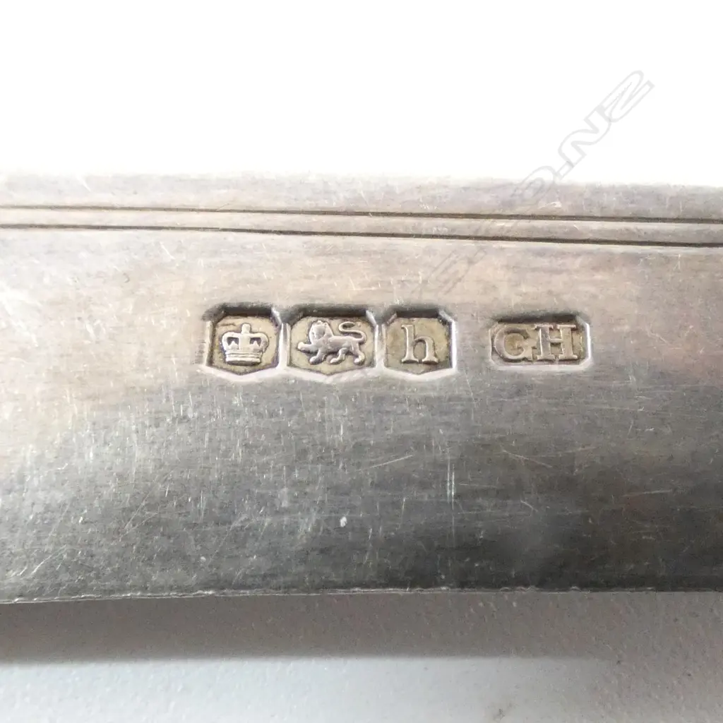 SET SILVER BLADED 6 KNIVES & 5 FORKS FISH SET casein handles. Sheffield 1925. 500gms total  Image 1++
