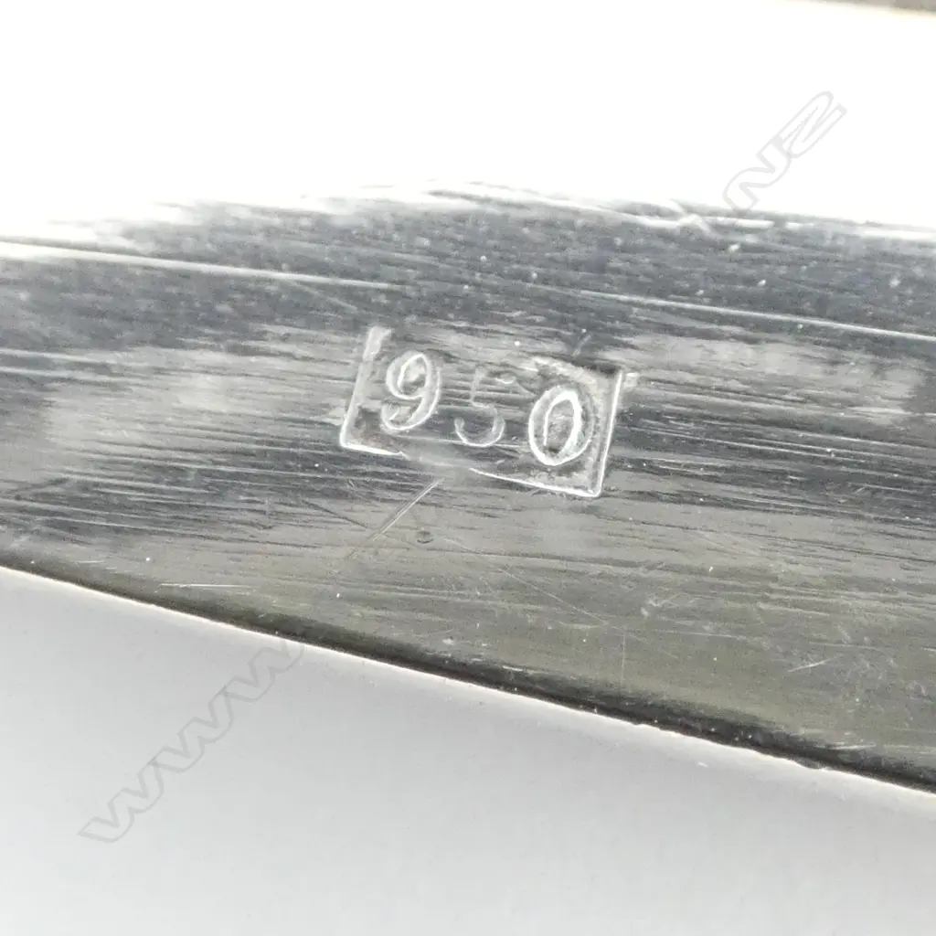 CONTINENTAL SILVER TRAY, W.450, 1010gms Image 1++