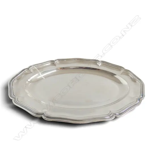 CONTINENTAL .950 SILVER TRAY, W.455, 1237gms