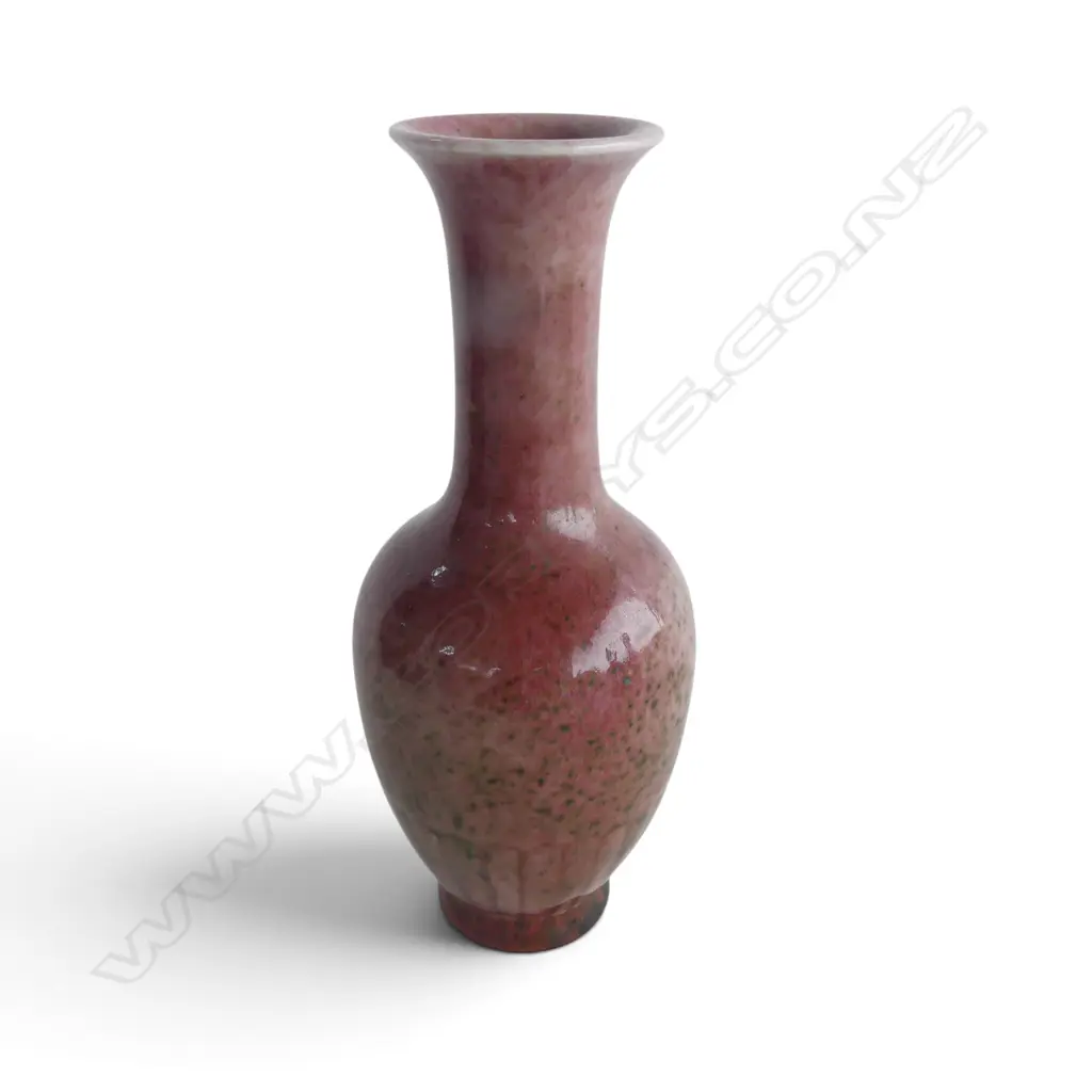 ORIENTAL RED GLAZED VASE H.205mm Image 1++