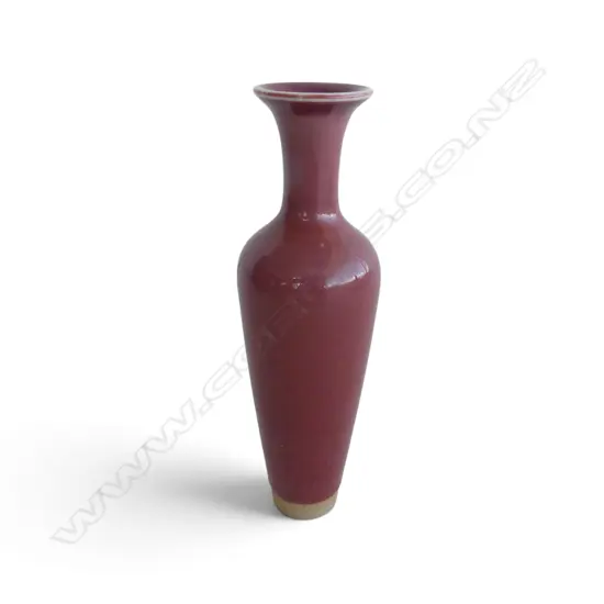 ORIENTAL RED VASE H.165mm