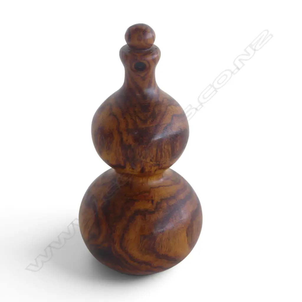 HUANGHUALI WOOD DOUBLE GOURD H.90mm Image 1++