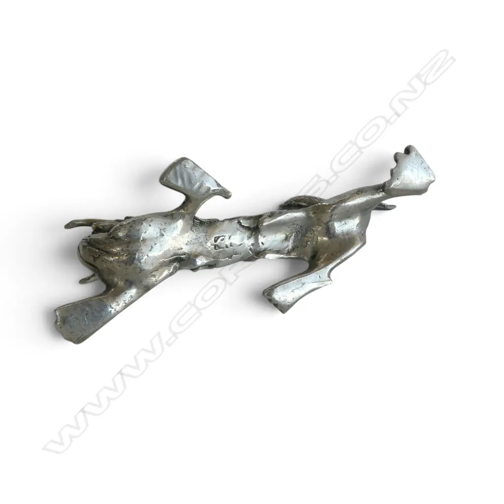 ORIENTAL SILVER METAL DRAGON L.225mm Image 1++
