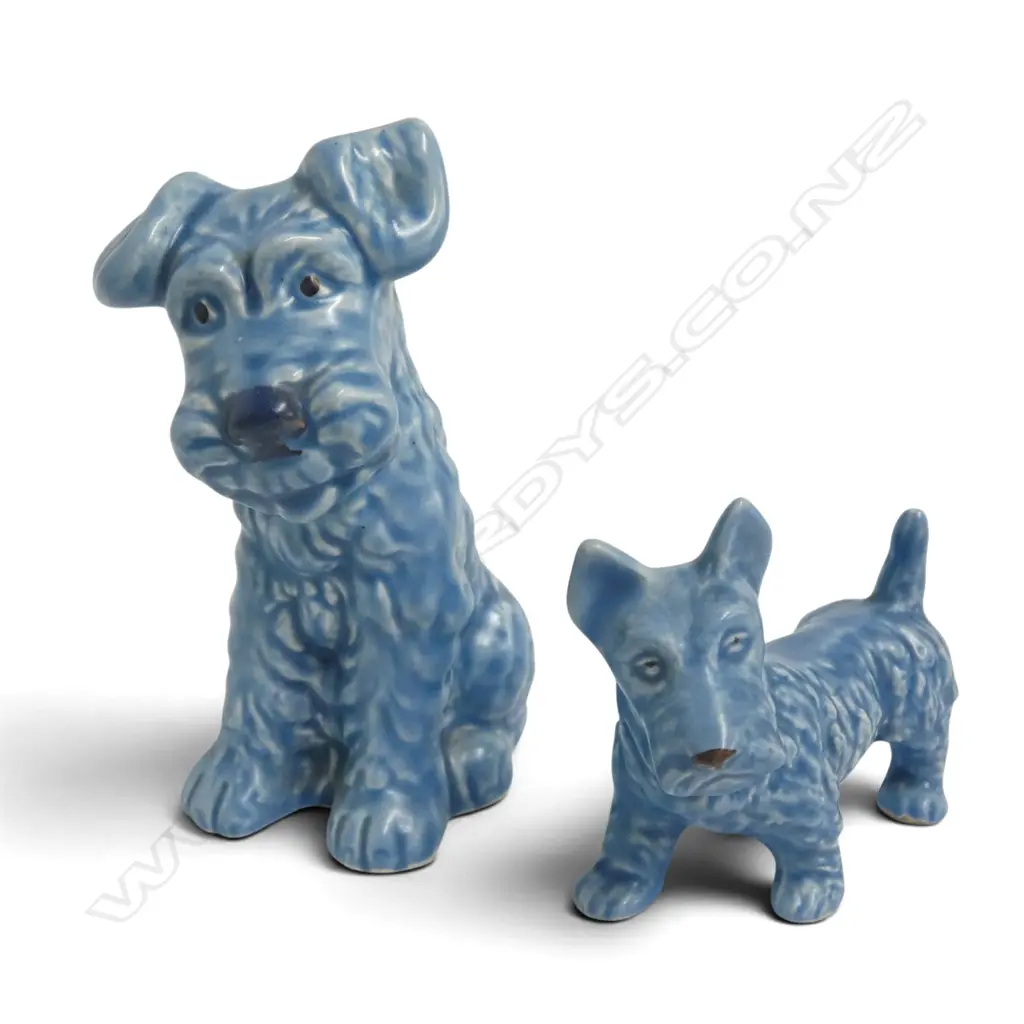 SYLVAC BLUE TERRIER #1378 & SCOTTIE DOG #1259, H.125/60mm Image 1++