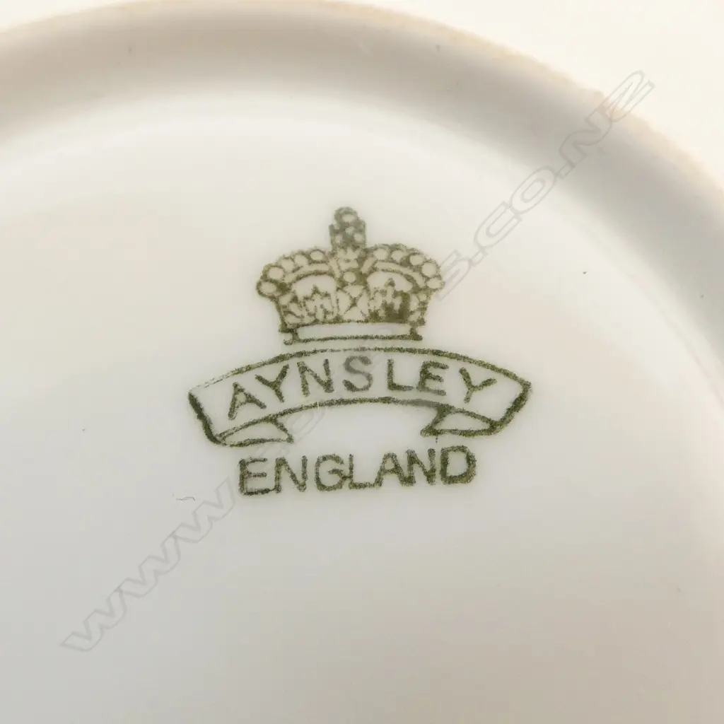 2 VINTAGE AYNSLEY CHINA FORTUNE TELLING CUP SAUCERS Image 1++