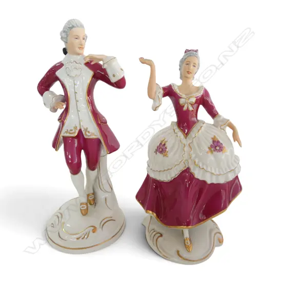 2 ROYAL DUX FIGURINES H.240mm