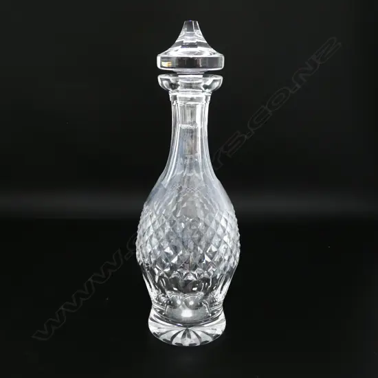 Waterford cut crystal decanter H.325mm. Colleen pattern