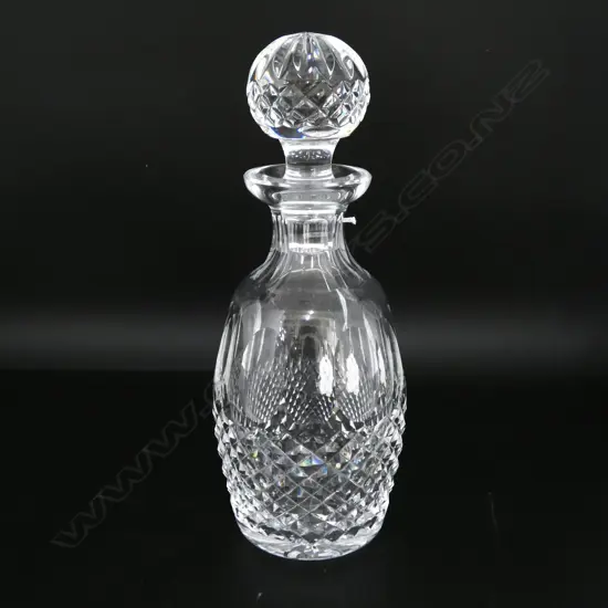 Waterford cut crystal decanter. H.260mm. Colleen pattern