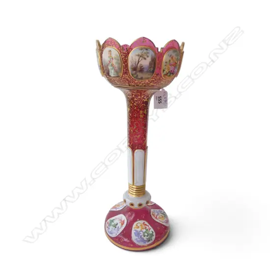 BOHEMIAN GLASS LUSTRE H.305mm