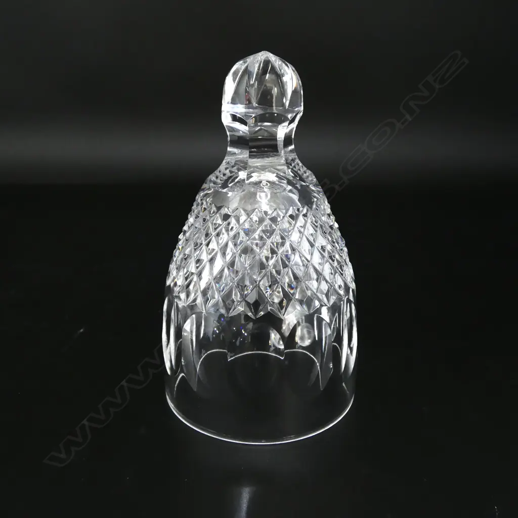 VINTAGE WATERFORD ‘COLLEEN’ CUT CRYSTAL TABLE BELL, H.120MM D.70MM Image 1++