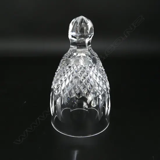 VINTAGE WATERFORD ‘COLLEEN’ CUT CRYSTAL TABLE BELL, H.120MM D.70MM