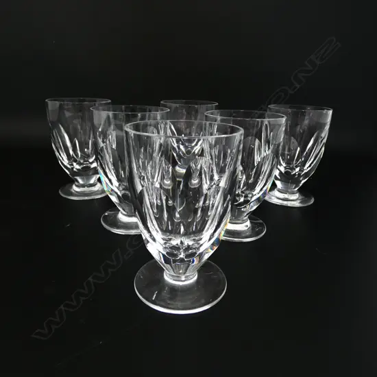 6 WATERFORD SHEILA GLASSES H.100mm