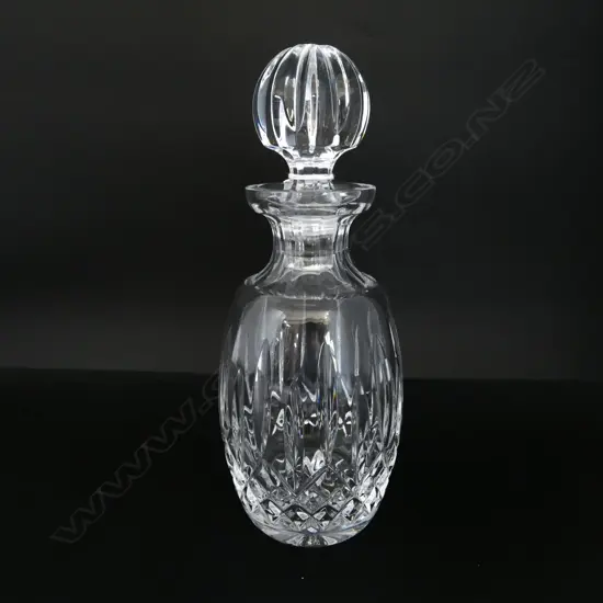 VINTAGE WATERFORD CUT CRYSTAL DECANTER ‘LISMORE’ PATTERN, H.270MM