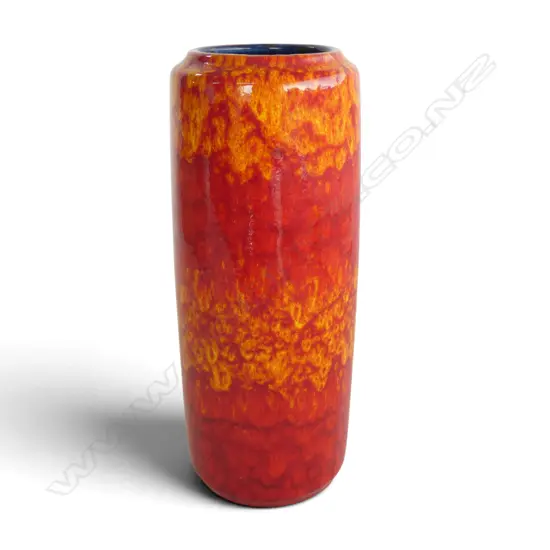 W. GERMAN MAGMA GLAZE VASE H.280mm
