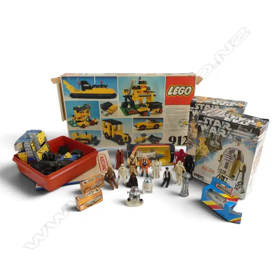 VINTAGE TOYS; STAR WARS, MECCANO, LEGO, FUN HO TRACTOR & TRAILER