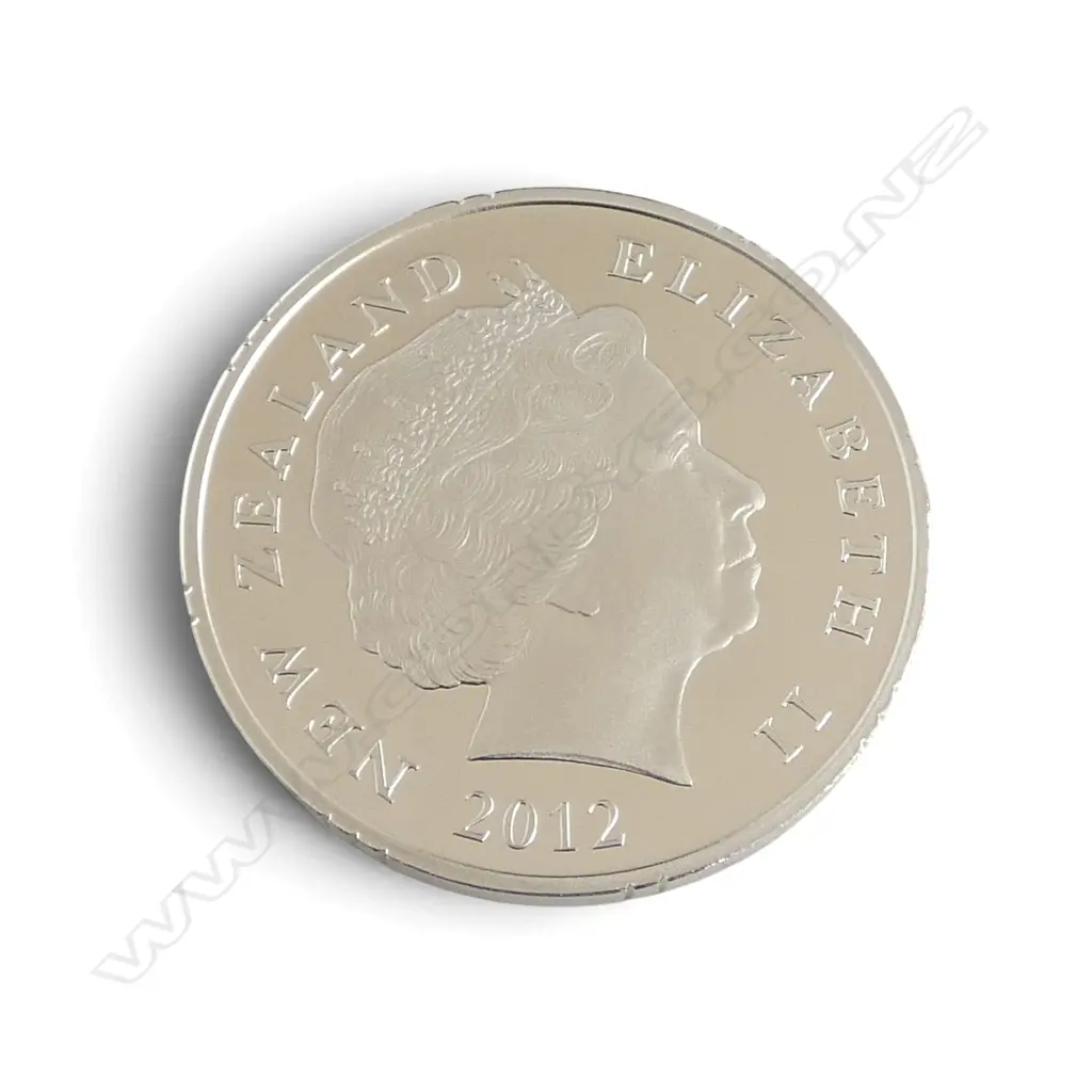 CASED N.Z. HEI MATAU 1oz .999 SILVER PROOF COIN  Image 1++