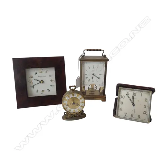 4 CLOCKS Incl. CARRIAGE H.140mm