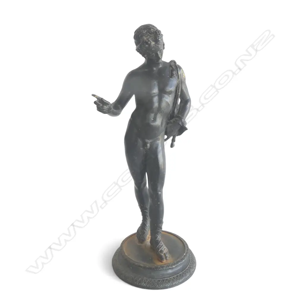 ANTIQUE BRONZE NARCISSUS H.280mm Image 1++