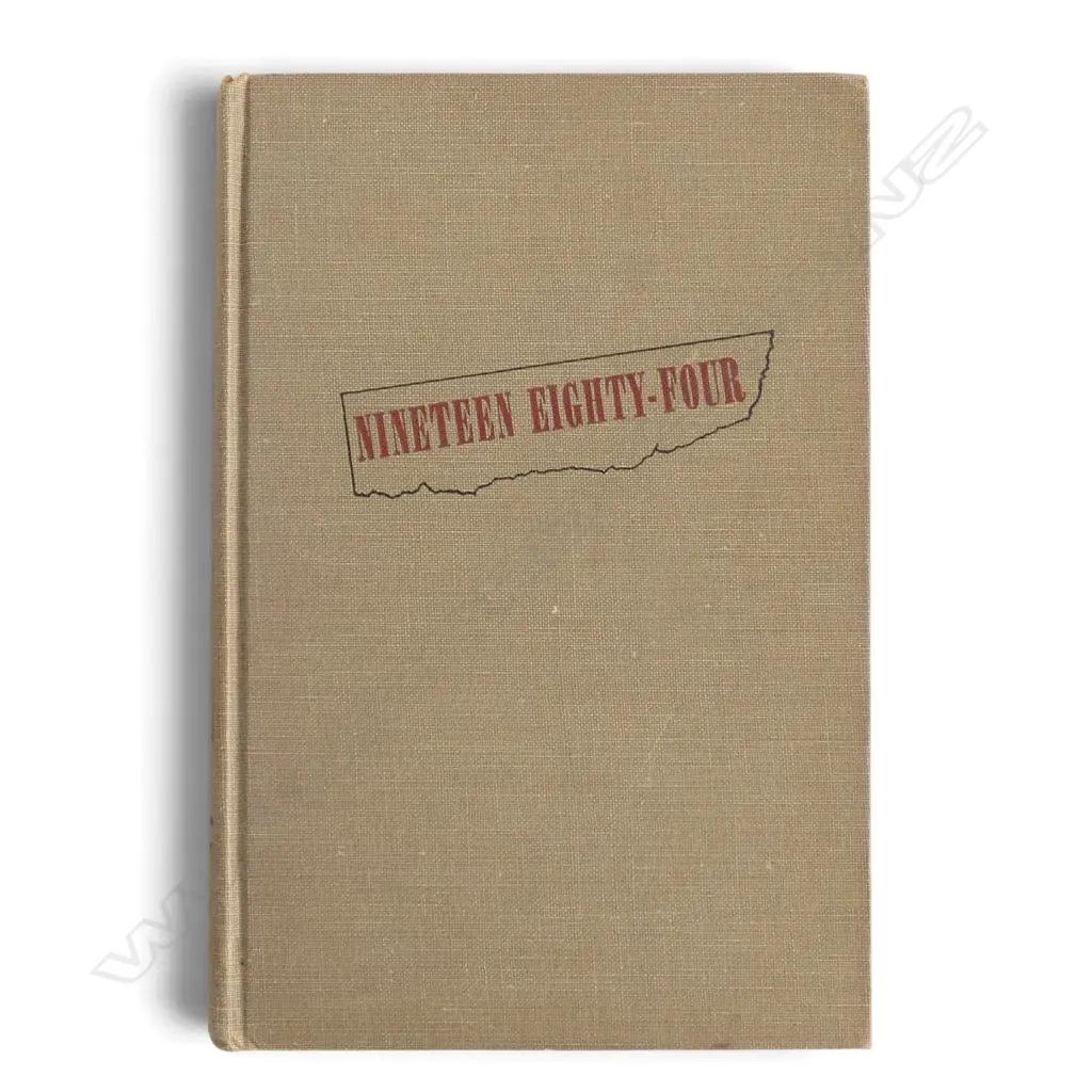 GEORGE ORWELL 'NINETEEN EIGHTY-FOUR', 1st AMERICAN EDITION, HARCOURT, BRACE & Co, NEW YORK 1949 Image 1++