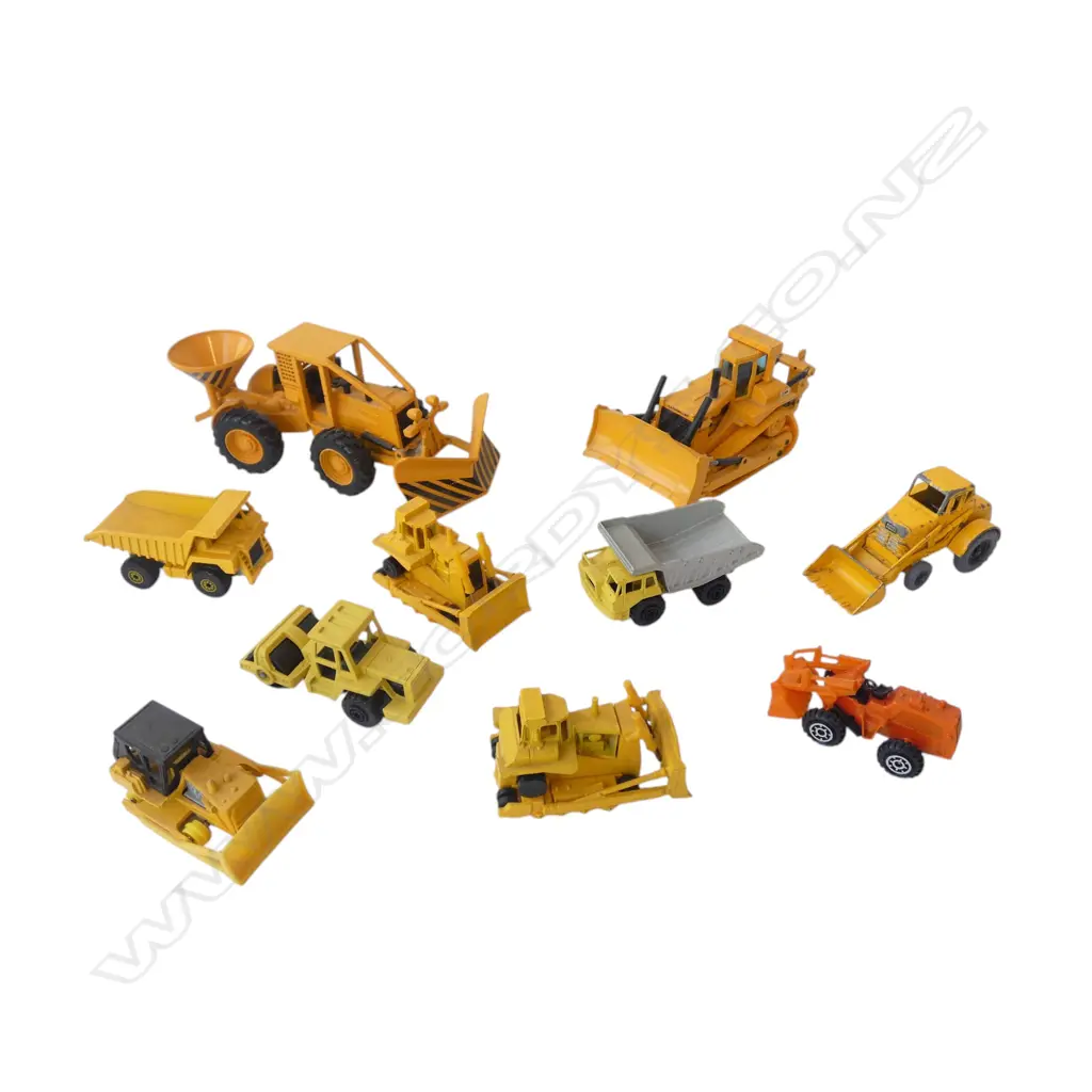 ASST YELLOW MACHINERY DIE CAST TOYS Image 1++