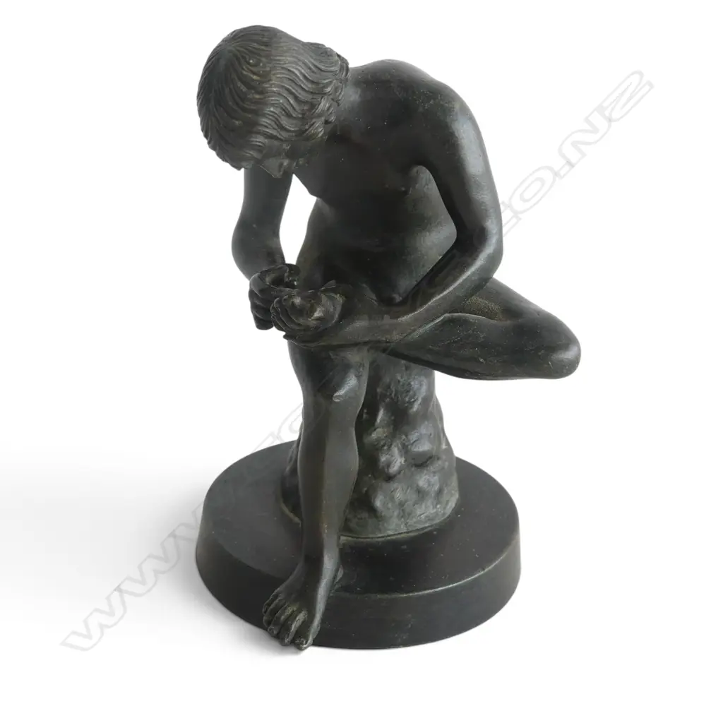 BRONZE OF SPINARIO (BOY w. THORN) H.100mm Image 1++