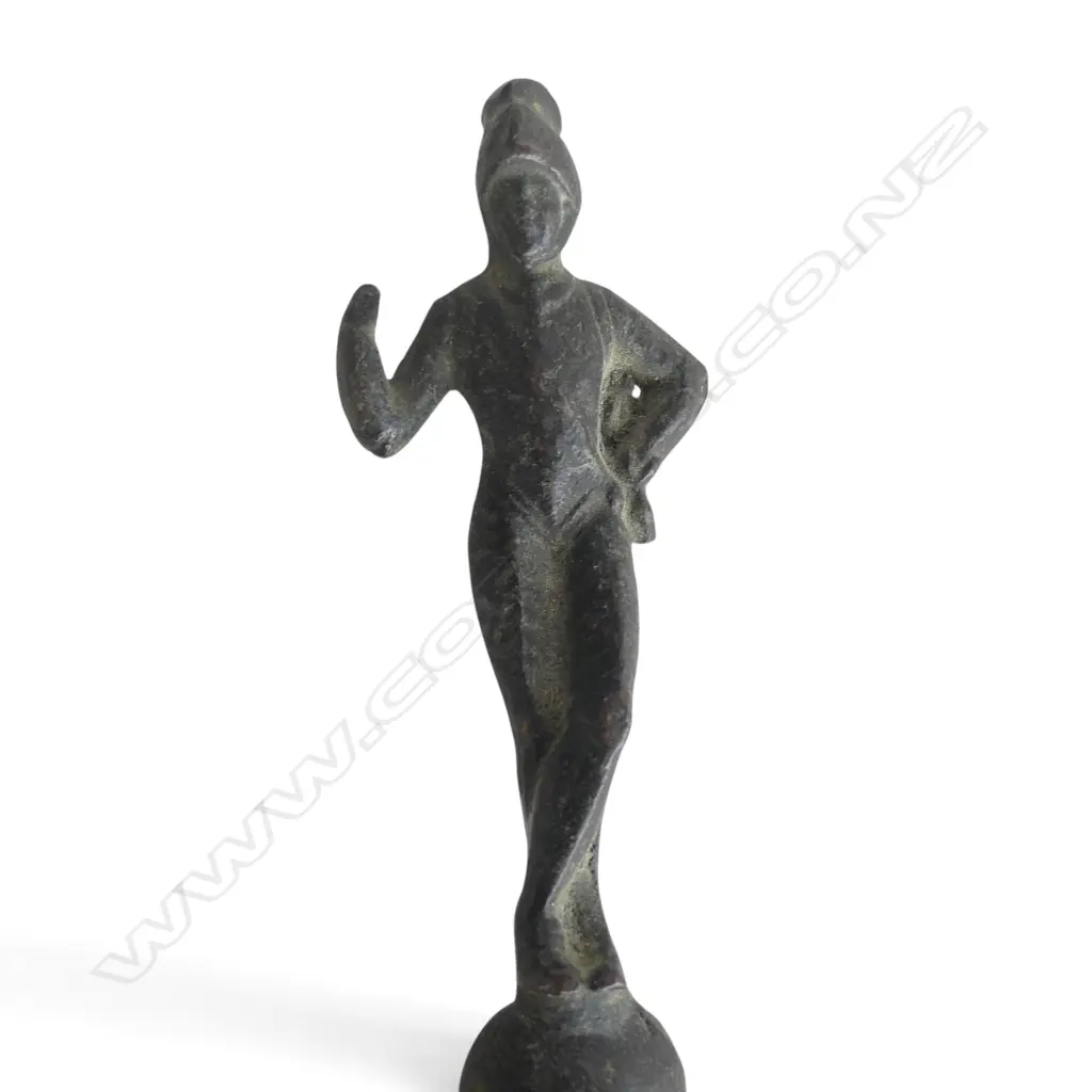 BRONZE FIGURED DAGGER L.235mm Image 1++