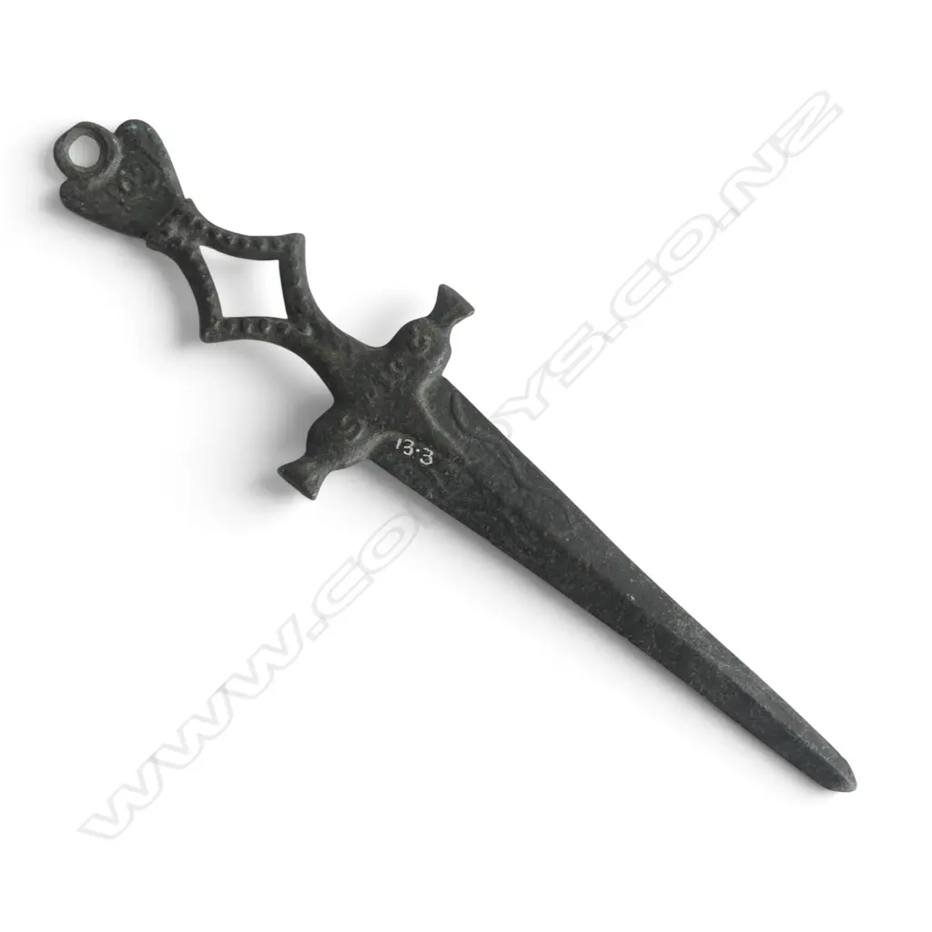 ANCIENT? BRONZE DAGGER L.230mm Image 1++