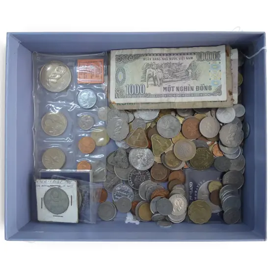 ASST. WORLD COINS & BANK NOTES