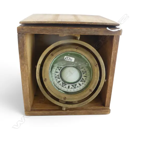 TKS GIMBALL COMPASS - OSAKA JAPAN 150mm dia, BOXED