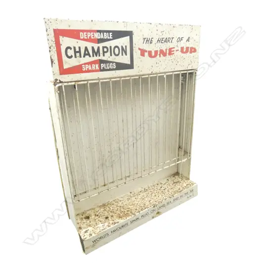 CHAMPION SPARK PLUGS WALL MOUNTED DISPLAY 470x135x600mm