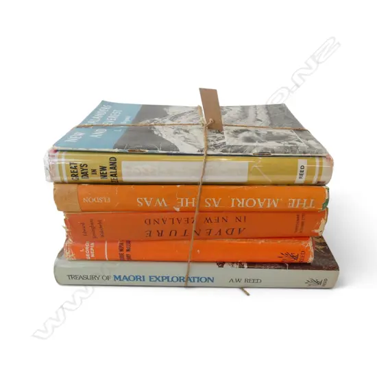 5 BOOKS + PAMPHLET, NZ INTEREST 