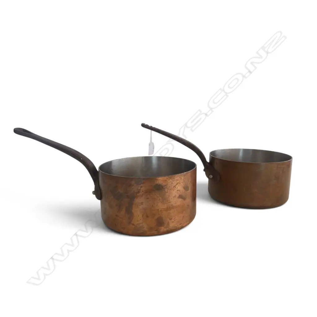 2 COPPER POTS L.385mm Image 1++