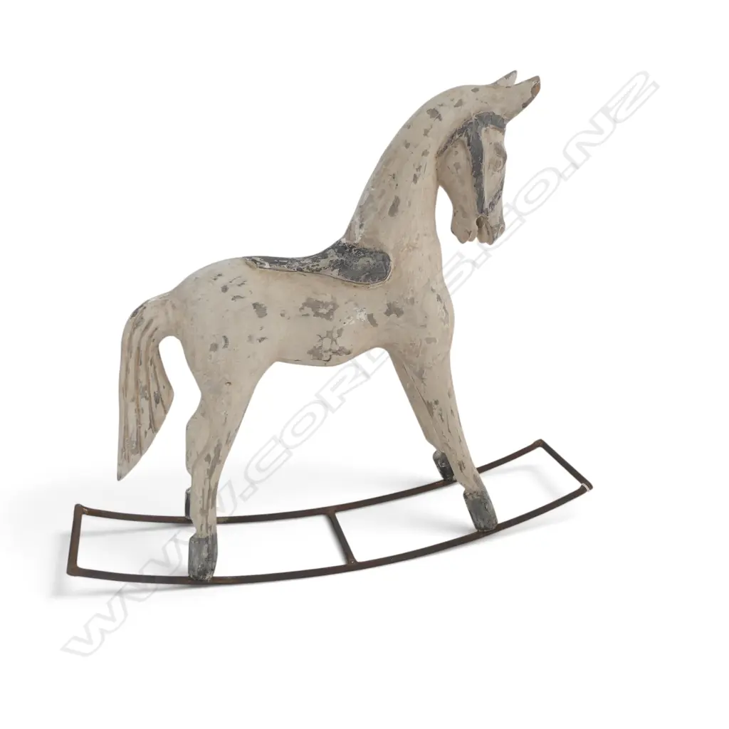 DECORATIVE WOODEN ROCKING HORSE, H.450MM L500MM Image 1++