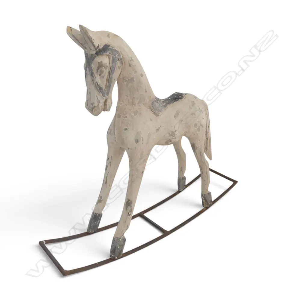 DECORATIVE WOODEN ROCKING HORSE, H.450MM L500MM Image 1++