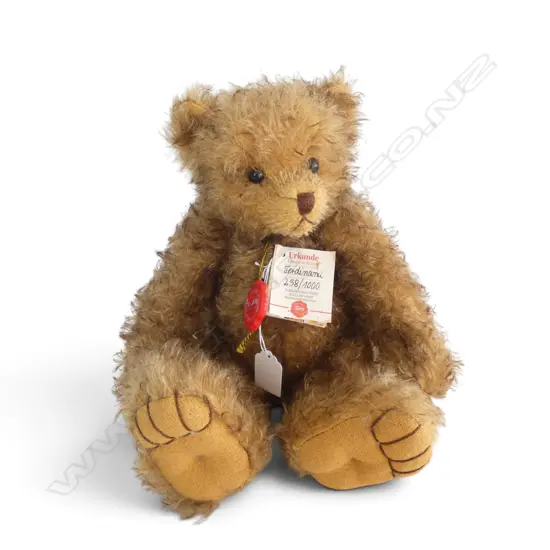 HERMANN 2002 GOLDEN GEORGE TEDDY BEAR H.370mm
