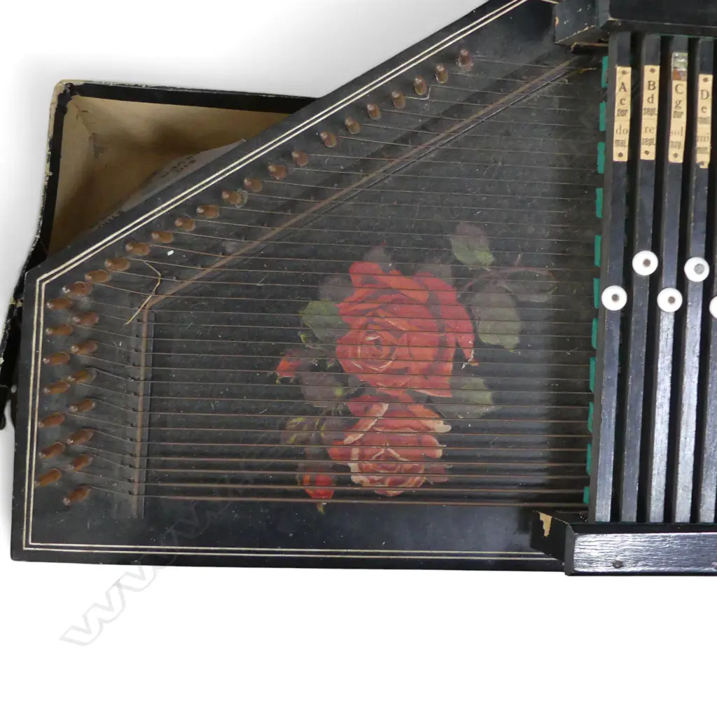 VINTAGE AUTOHARP & 3 separate instruction booklets W.500mm Image 1++