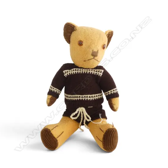 VINTAGE MUSICAL TEDDY BEAR L.450mm