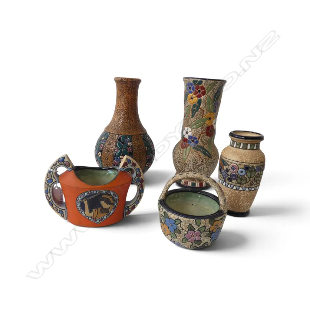 5 PCES AMPHORA H.280mm Image 1++
