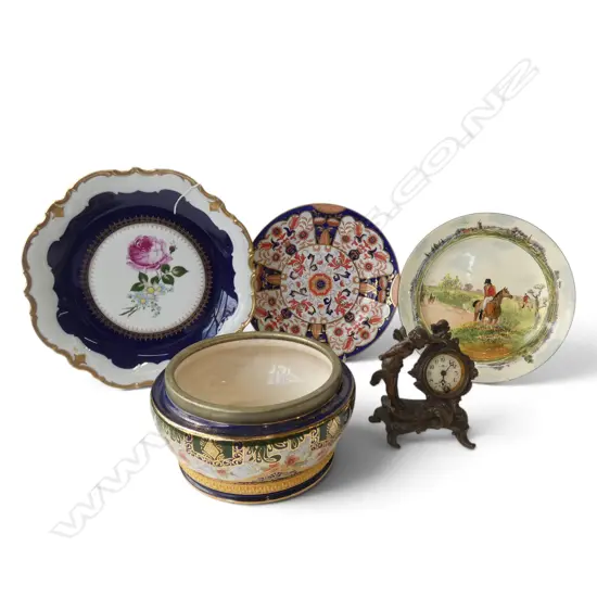 4 PCES OF CHINA + SMALL CLOCK faults