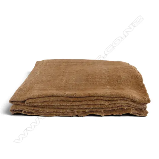 HAND SPUN NATURAL  SOFT WOOL RUG BROWN COLOURWAY L2110 W1640MM